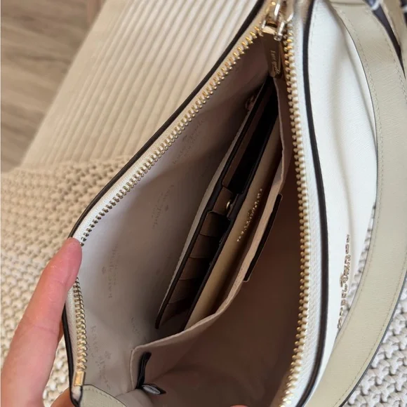 Kate Spade Madison Margot Convertible Shoulder Bag and Wallet in Meringue - Picture 7 of 12
